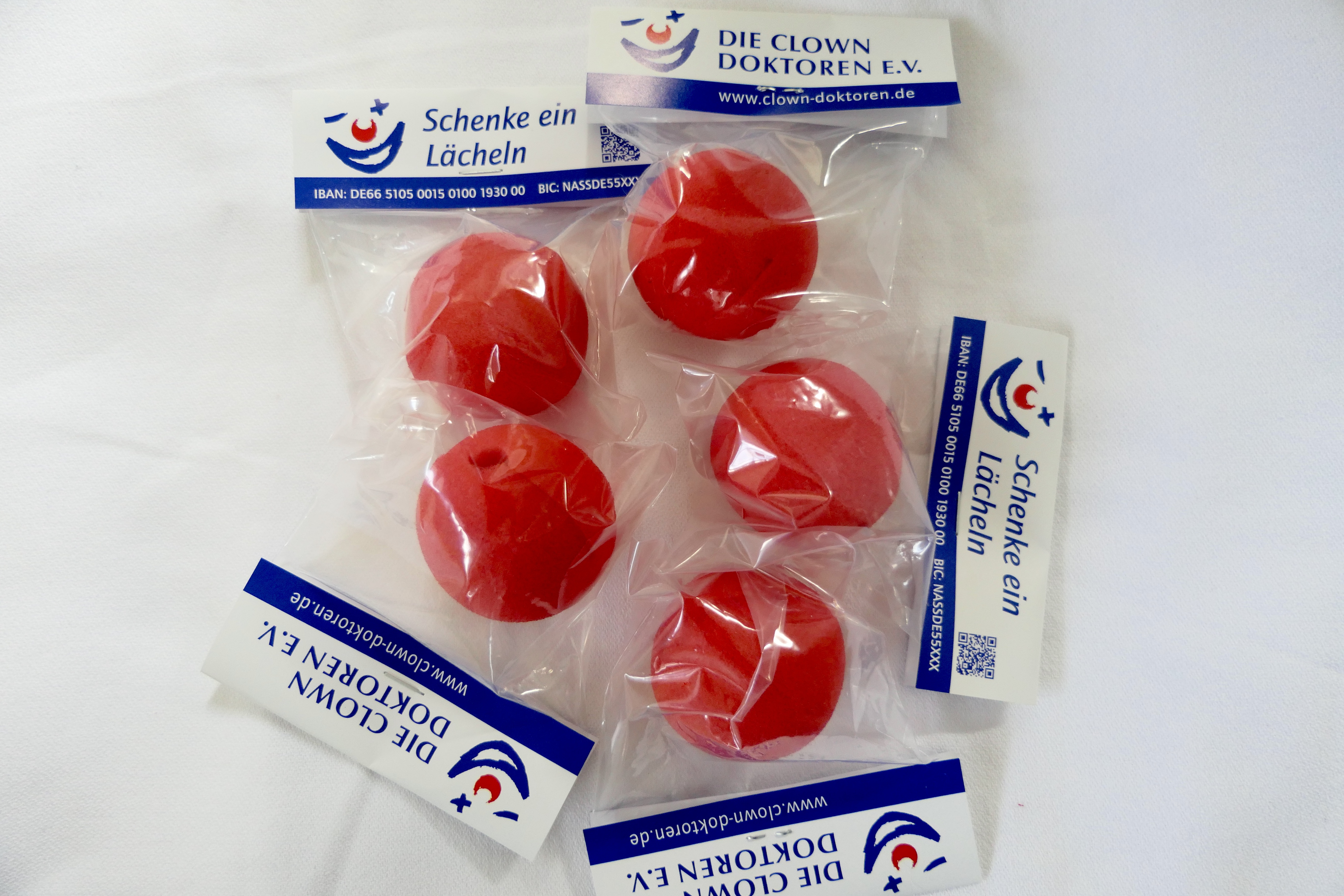 Clowns Nase (einzeln verpackt)