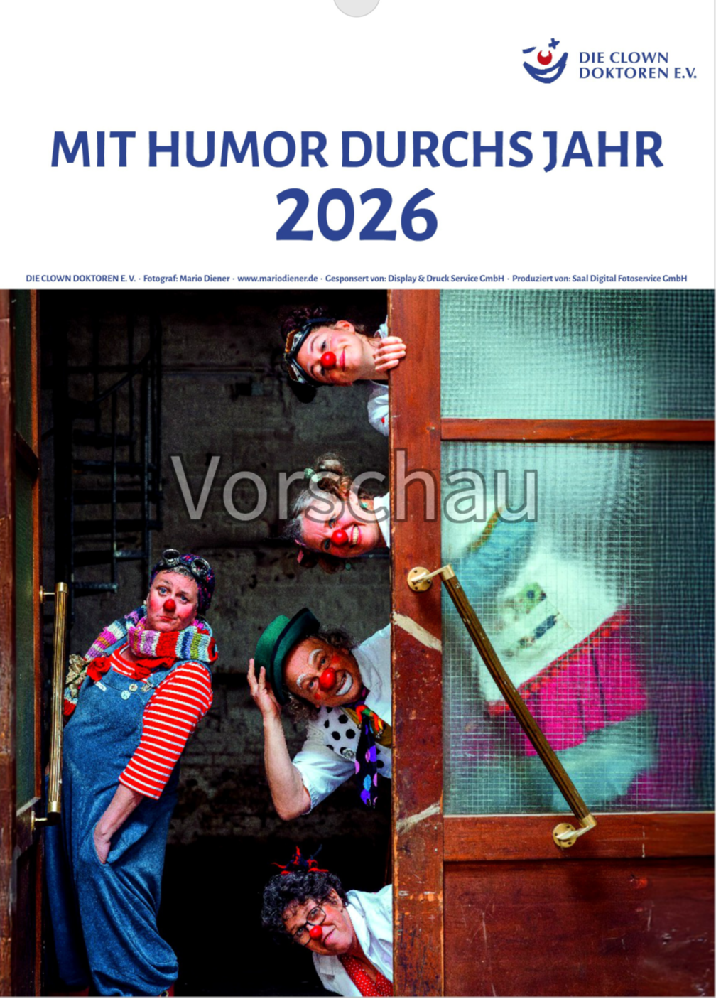 Wandkalender DIN A3 - bunt